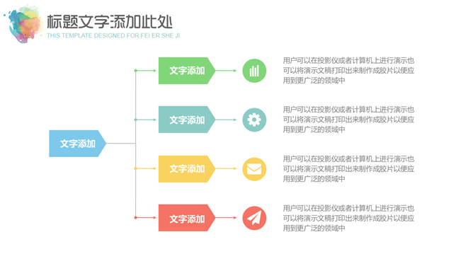 炫彩水彩晕染通用PPT模板_展示图12