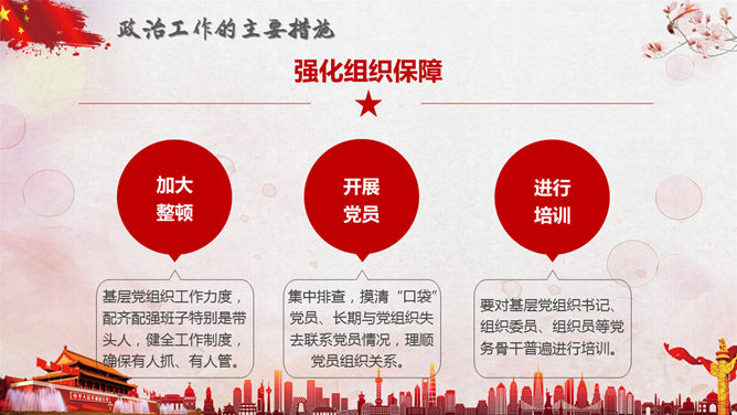 喜迎十九大共筑中国梦PPT模板_展示图14