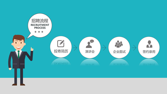 企事业单位校园招聘PPT模板_第13页PPT效果图