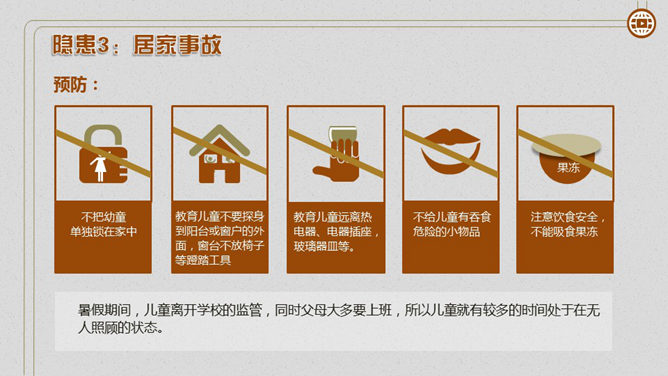 暑期儿童安全大盘点PPT作品_第8页PPT效果图