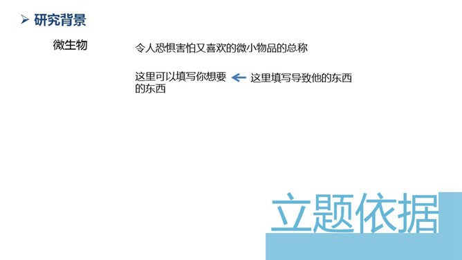 微生物学开题报告PPT模板_第2页PPT效果图