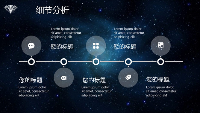 炫酷星空风商业融资PPT模板_第12页PPT效果图