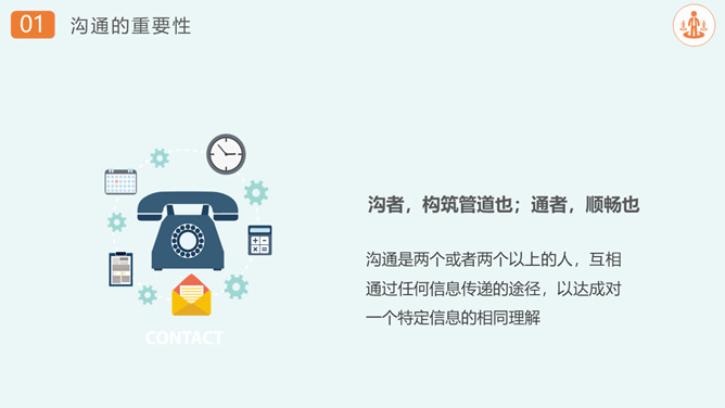 沟通技巧和方法培训PPT模板_第3页PPT效果图