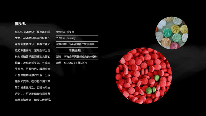 拒绝毒品禁毒教育课件PPT模板_第14页PPT效果图