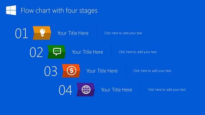 精美Windows10风格PPT模板_第4页PPT效果图