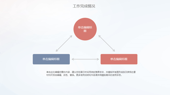 简约渐变烟雾工作汇报PPT模板_第12页PPT效果图