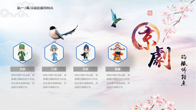 国粹京剧戏曲脸谱PPT模板_第8页PPT效果图