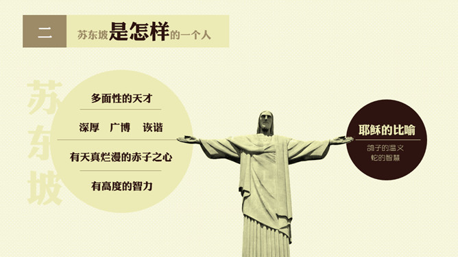《苏东坡传》读书笔记PPT_第4页PPT效果图