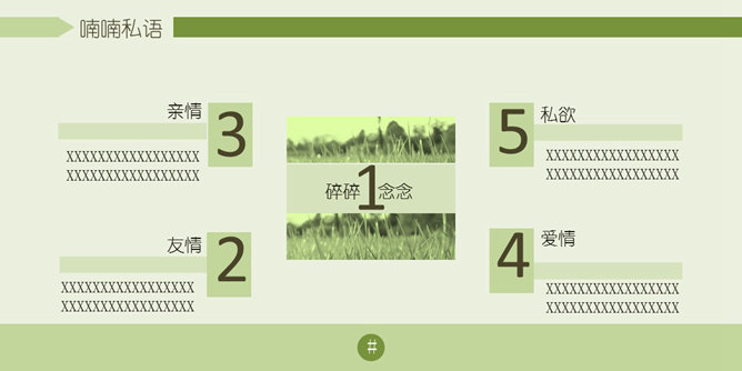 绿色小清新淡雅PPT模板_第5页PPT效果图