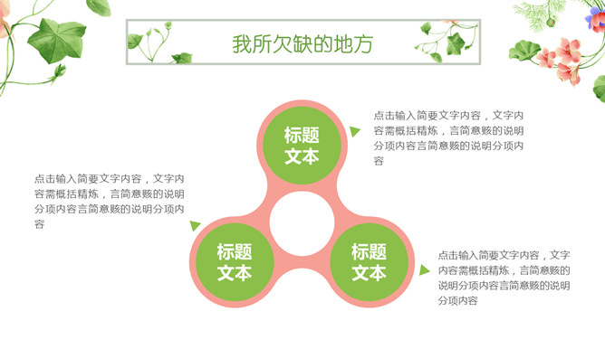 唯美小清新竞聘述职PPT模板_第14页PPT效果图