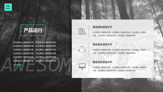 大气时尚商业计划书PPT模板_第5页PPT效果图