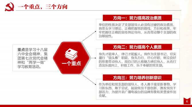 支部述职述廉述责报告PPT模板_第5页PPT效果图