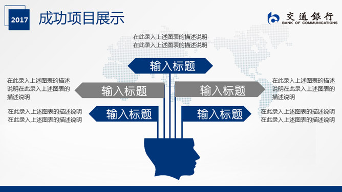 交通银行工作总结汇报PPT模板_第13页PPT效果图