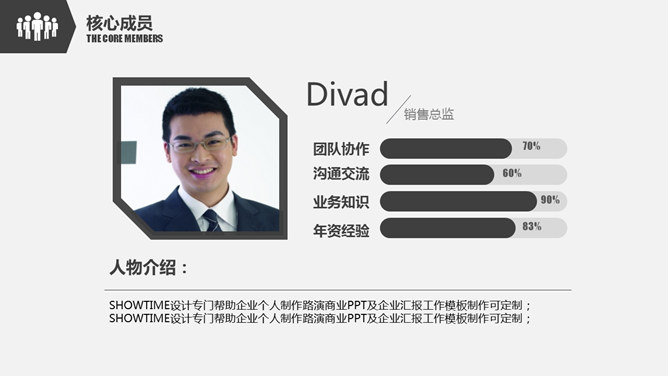 灰黑大气商业计划书PPT模板_第6页PPT效果图