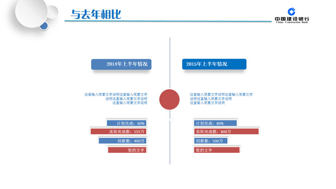 精美建行年终汇报总结PPT模板_第7页PPT效果图