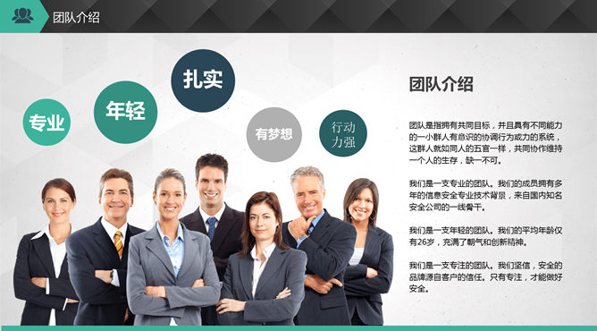 商务创业融资计划书PPT模板_第4页PPT效果图