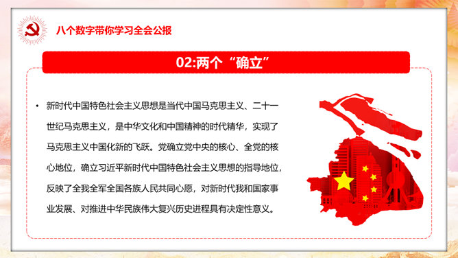 学习贯彻十九届六中全会PPT模板_第12页PPT效果图