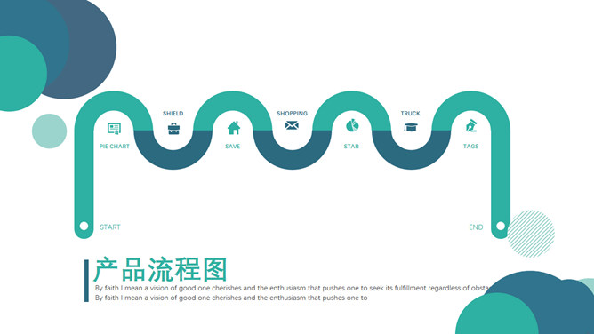 圆圈泡泡工作汇报PPT模板_第13页PPT效果图