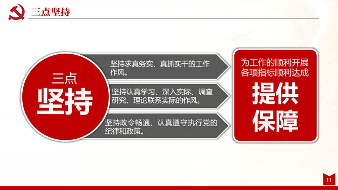 支部述职述廉述责报告PPT模板_第8页PPT效果图