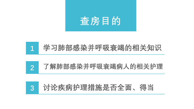 肺部感染呼吸衰竭病例讨论PPT模板_第1页PPT效果图