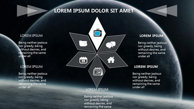 科技感浩瀚宇宙星空PPT模板_第5页PPT效果图