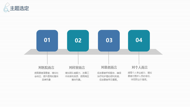 品管圈医疗QC幻灯片模板_第4页PPT效果图