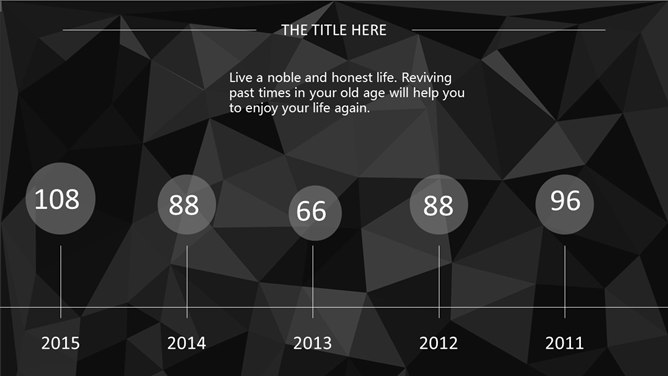 黑色低多边形背景通用PPT模板_第11页PPT效果图