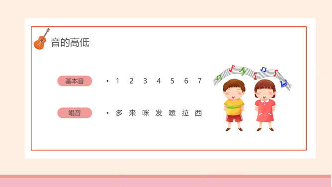 乐谱乐理基础知识PPT模板_第3页PPT效果图