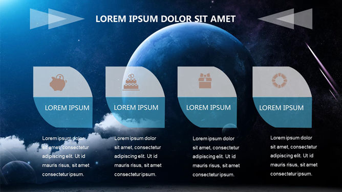 科技感浩瀚宇宙星空PPT模板_第14页PPT效果图