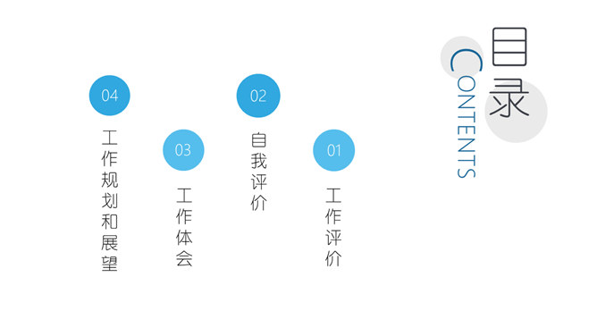 简约通用述职报告PPT模板_第1页PPT效果图