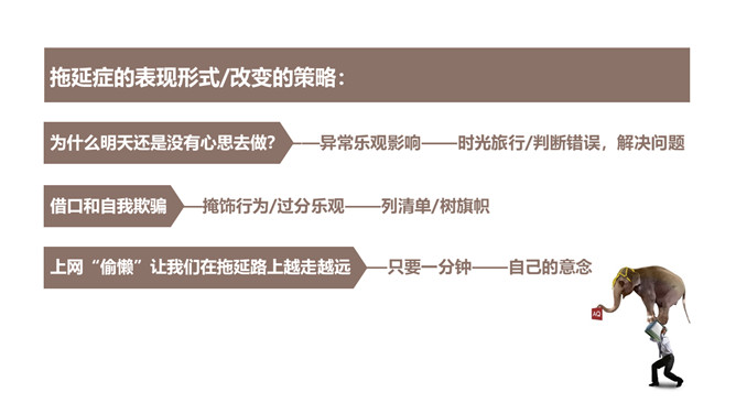 《战胜拖延症》读书笔记PPT_第8页PPT效果图