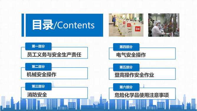 生产车间安全管理培训PPT模板_第2页PPT效果图