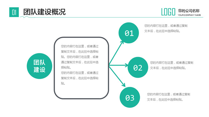 实用年度工作总结计划PPT模板_第5页PPT效果图