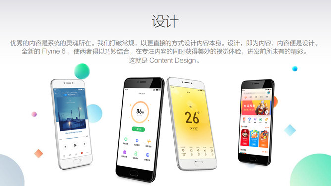 魅族Flyme6系统介绍PPT作品_第2页PPT效果图