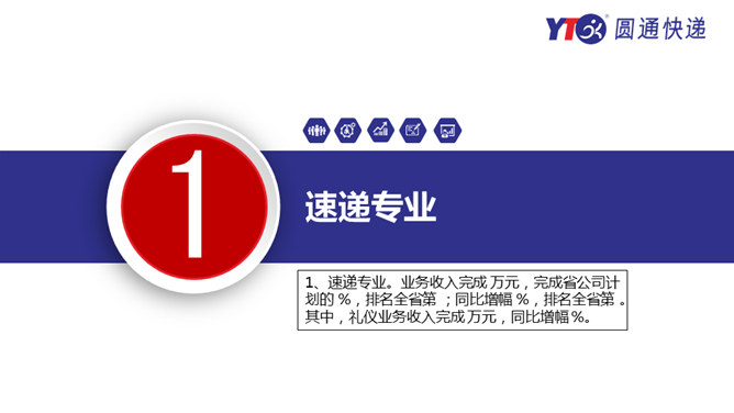 圆通快递专用工作总结PPT模板_第3页PPT效果图