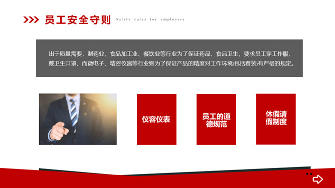 安全操作规程规范培训PPT模板_第4页PPT效果图