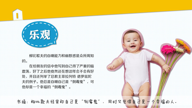 《奇特的一生》读书笔记PPT_第3页PPT效果图