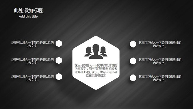 素雅黑白商务汇报PPT模板_第15页PPT效果图
