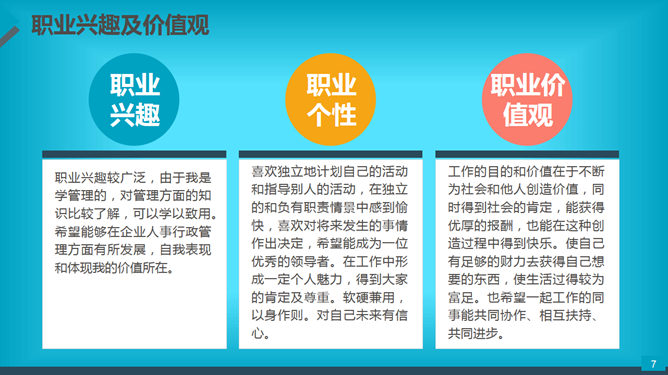 规划人生职业生涯规划PPT模板_第6页PPT效果图