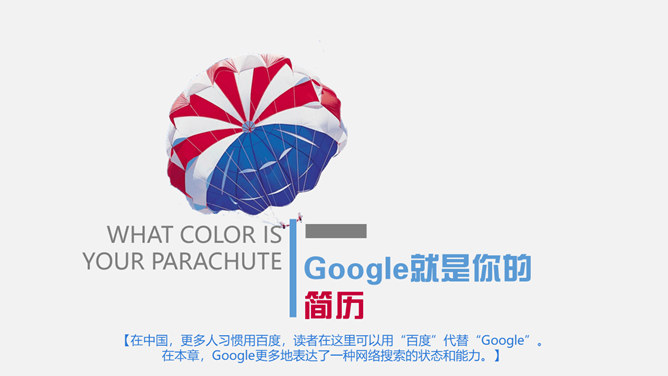 《你的降落伞是什么颜色》读书笔记PPT_第10页PPT效果图