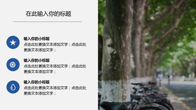 简约蓝色学术报告PPT模板_第13页PPT效果图