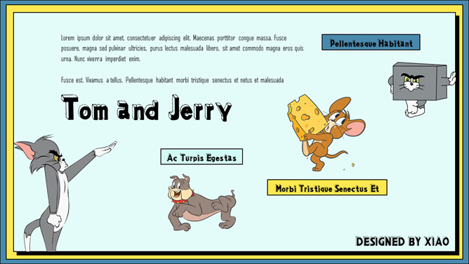 Tom and Jerry猫和老鼠PPT模板_第9页PPT效果图