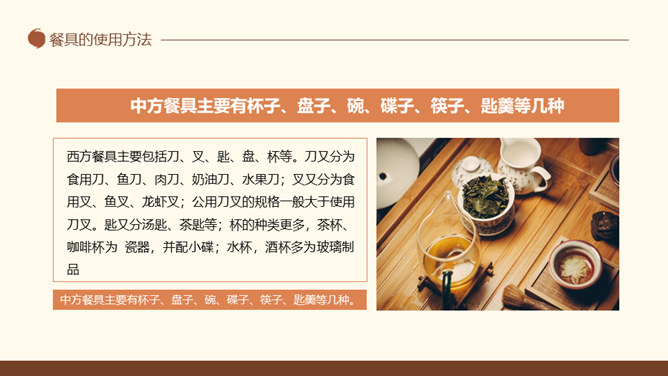 中西方餐桌礼仪培训PPT模板_第8页PPT效果图