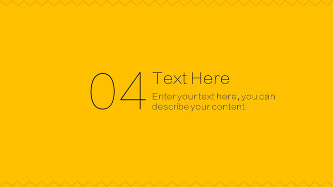 黄色纯文字线条极简PPT模板_第8页PPT效果图
