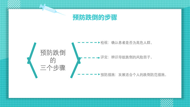 跌倒的预防和护理PPT模板_第8页PPT效果图