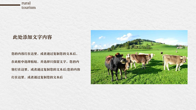 乡村旅游规划策划PPT模板_第10页PPT效果图