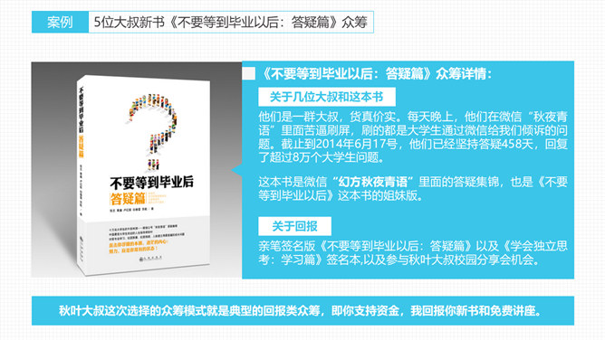 《玩转众筹》读书笔记PPT_第13页PPT效果图