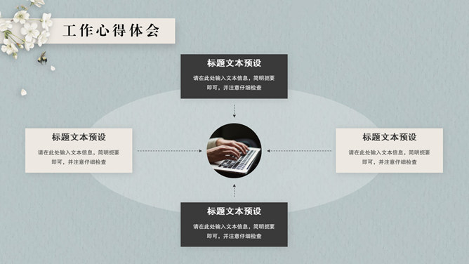 淡雅唯美春天燕子PPT模板_第10页PPT效果图