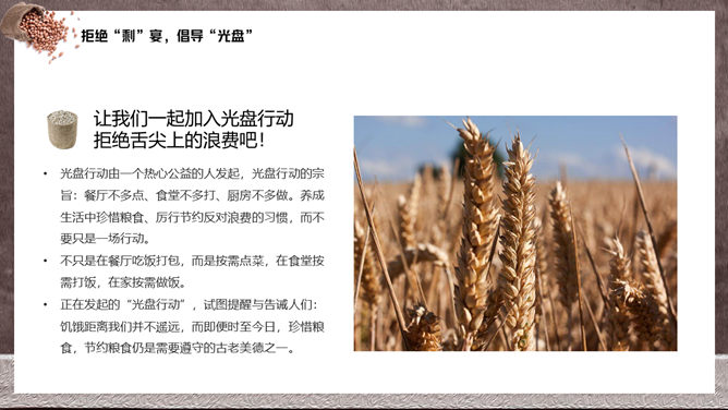 节约粮食光盘行动PPT模板_第12页PPT效果图