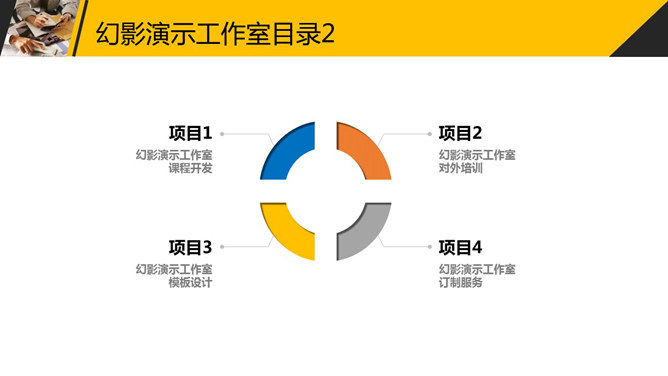 黑黄配色大气商务汇报PPT模板_第4页PPT效果图